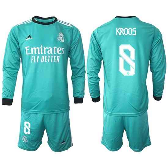 Men Real Madrid Long Sleeve Soccer Jerseys 510